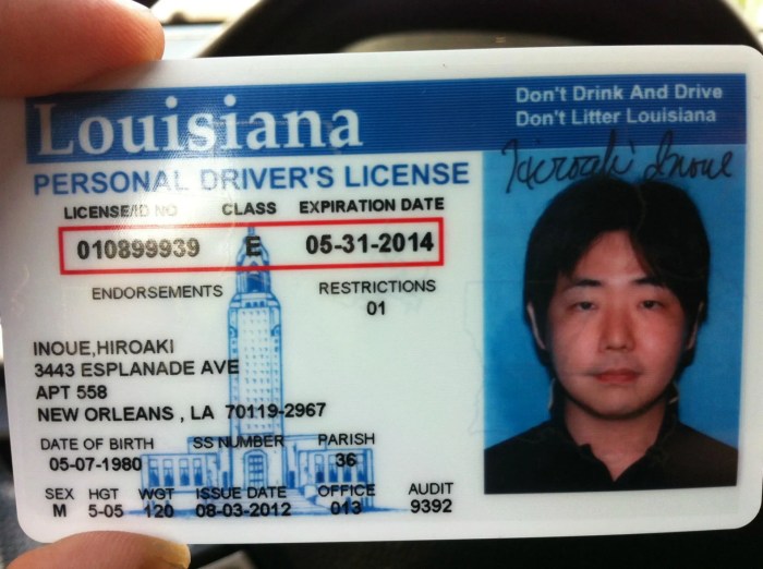 Louisiana class d chauffeur's license test