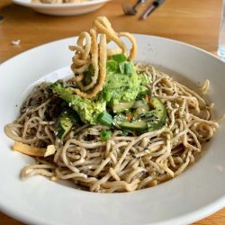 Enlightened pacific poke soba noodles