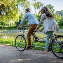 Tandem bicycle