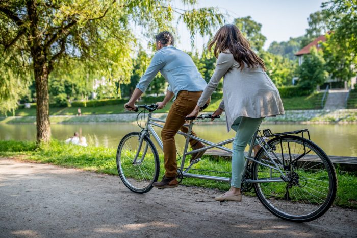 Tandem bicycle