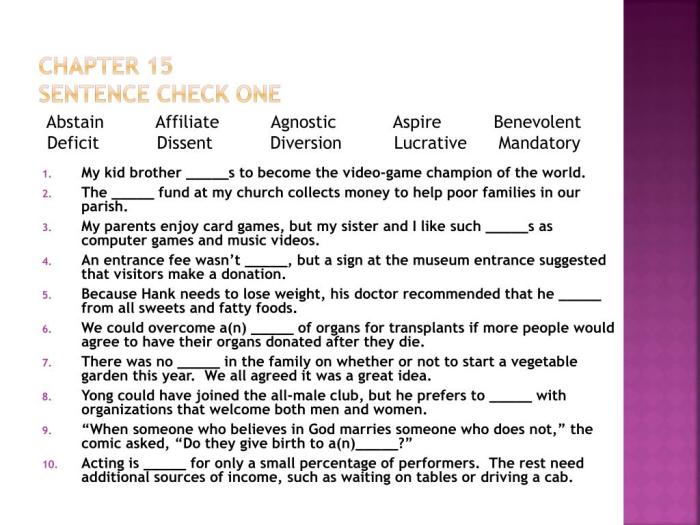 Chapter 3 sentence check 1 answer key