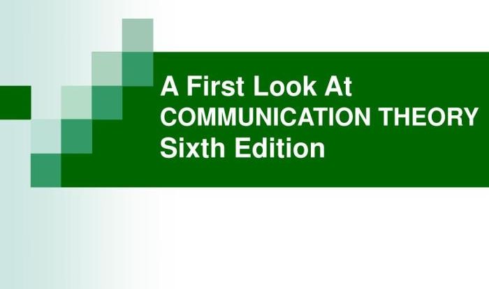 First look at communication theory 11th edition pdf